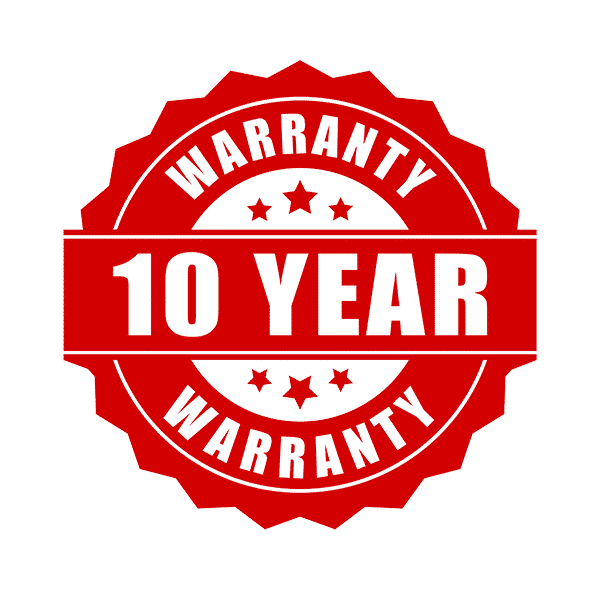 10 Year Warranty